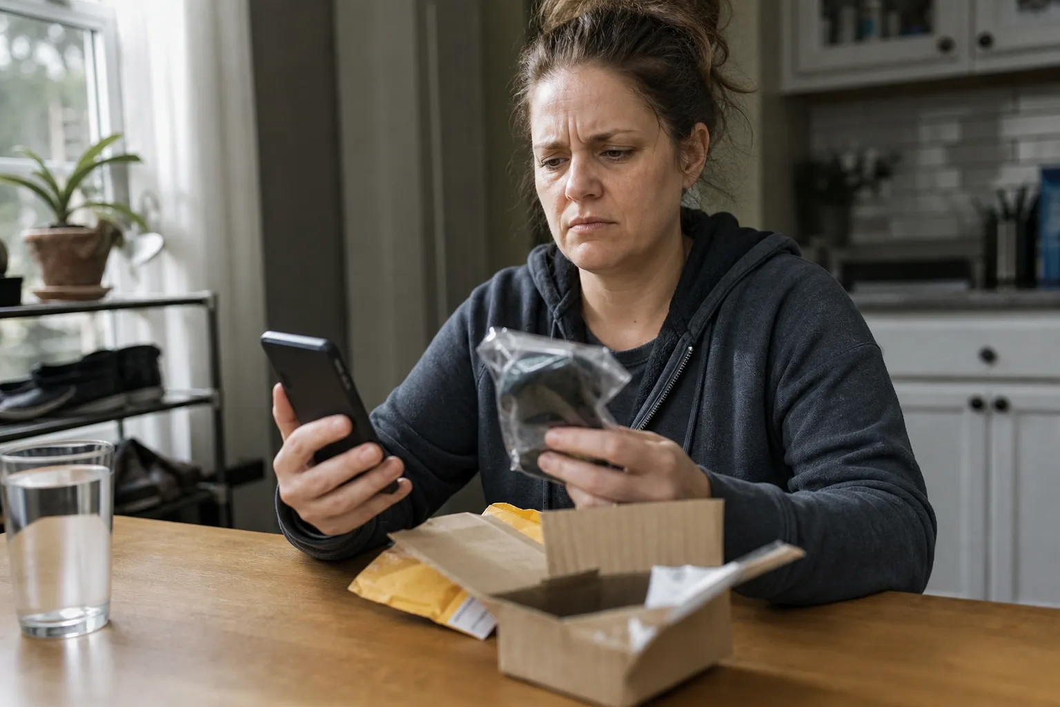 AI-generated illustration of the topic: BBB alerts Central Indiana shoppers after uptick in social‑media ad complaints