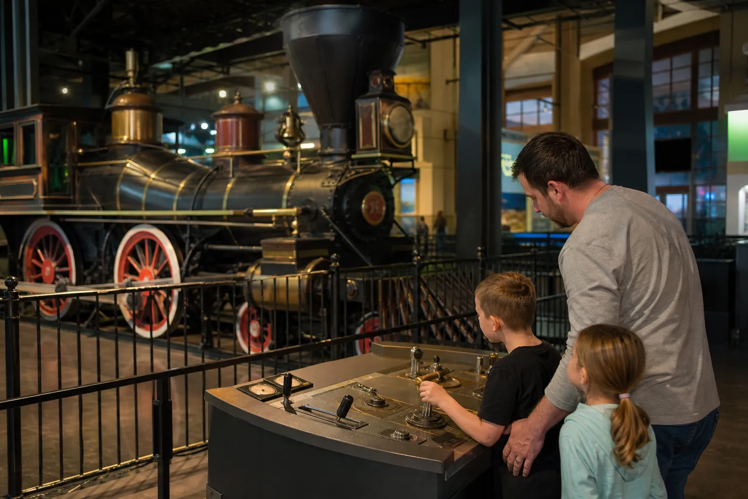 AI-generated illustration of the topic: Children’s Museum overhaul centers 158‑year‑old Reuben Wells, a potential boost to Indianapolis visitor draw