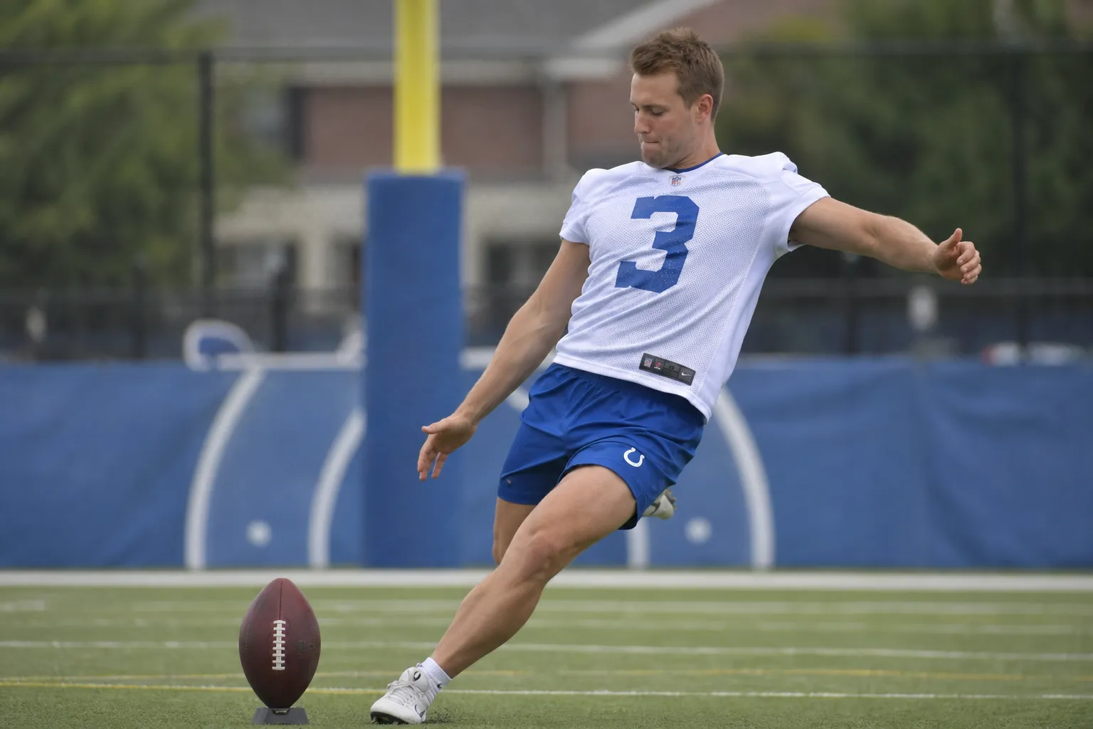 AI-generated illustration of the topic: Colts name Spencer Shrader starting kicker, giving Indianapolis a settled kicking spot heading into Week 1